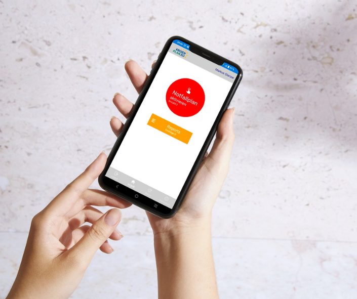 KRISENPLAN.EU: digitaler Notfall- und Gefahrenabwehrplan für Unternehmen / mobile App für Smartphone